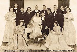 1951 MARIAGE CRESPO-VERGER 1